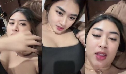 Uting Jelas Sri Ayu Tarisa Tanktop Hitam di Instagram